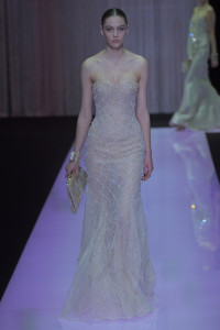 A Prive look from Armani's 40th Anniversary retrospective show.