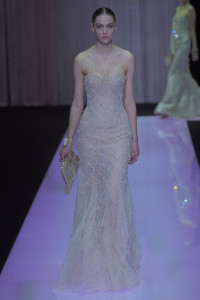 A Prive look from Armani's 40th Anniversary retrospective show.